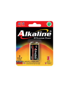 BATTERY,  9V ALKALINE