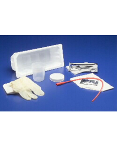 CATHETER URETHRAL TRAY, INCL: 14FR CLEAR VINYL CATHETER...