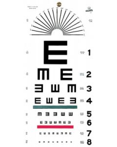 EYE CHART ILLITERATE 22X11