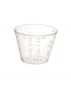 CUP, MEDICINE, PLASTIC, 1OZ, 100 PK