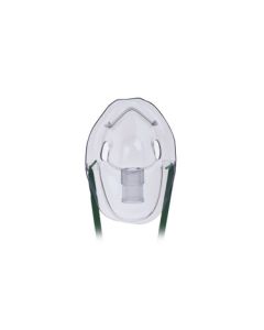 NEBULIZER MASK, ADULT, ELONGATED, CLEAR, SOFT VINYL