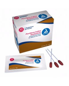 SWABS, POVIDONE IODINE (25 PACKS OF 3)