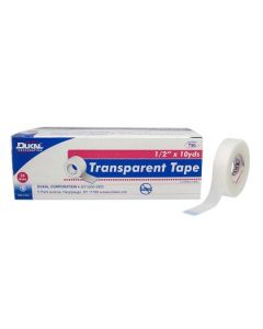 TAPE, TRANSPARENT, PLASTIC, 3" X 10YDS.